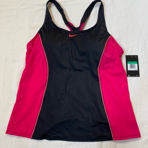 NIKE WOMENTANKINI RACERBACK SWIMSUIT BOY SHORTS - Picture 10 of 12